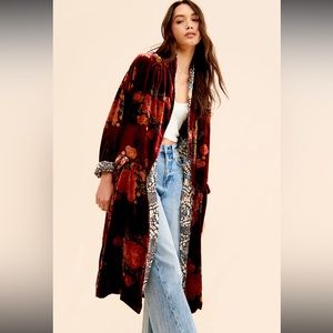 Free People - Wild Nights Velvet Duster - XL